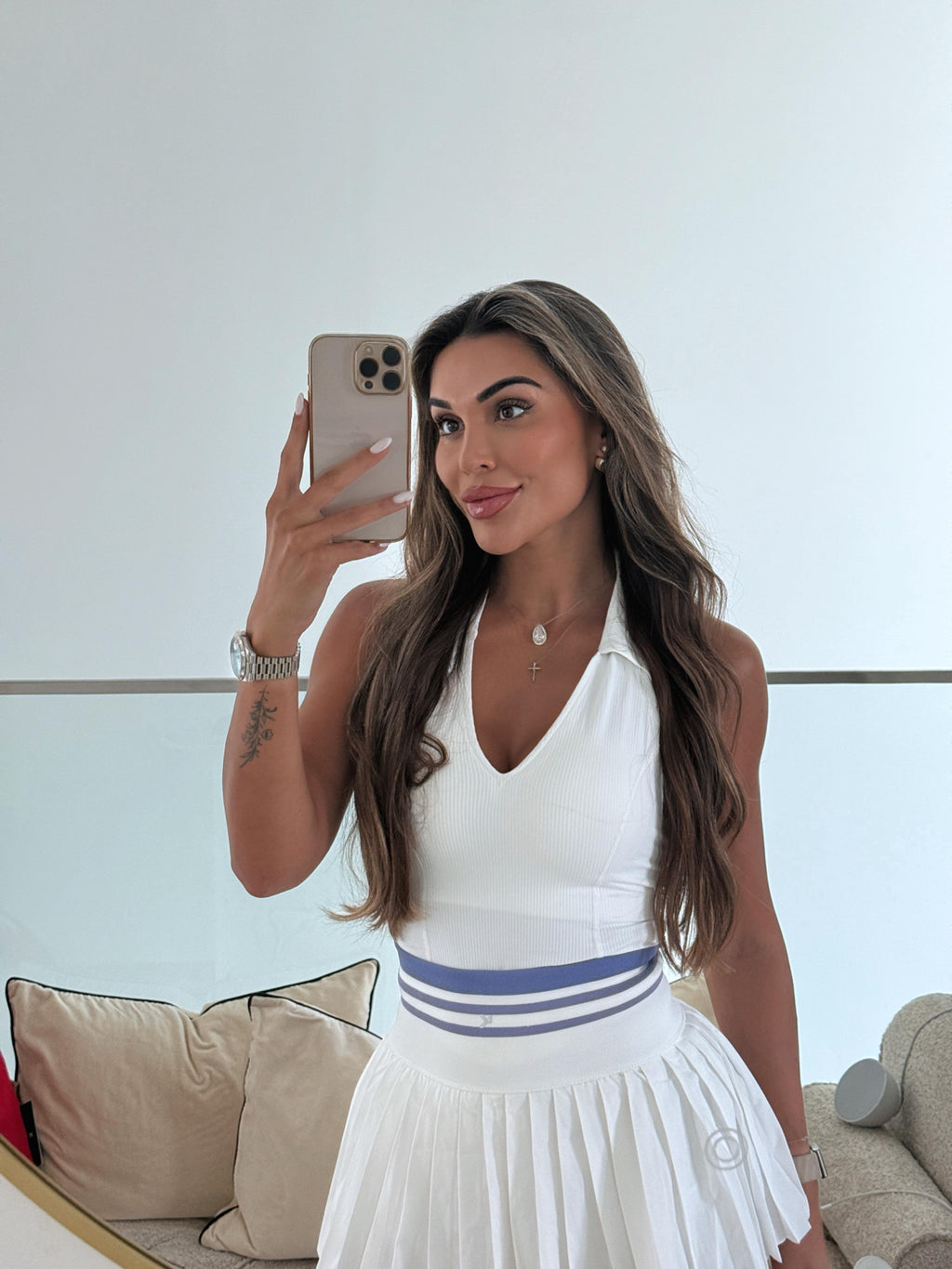 Sierra V neck Sleeveless Top